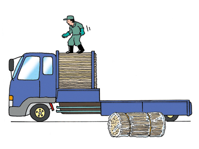 「トラック　荷台　イラスト」の画像検索結果