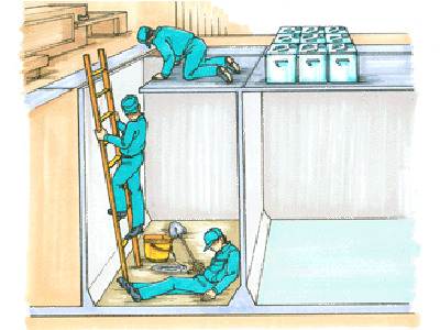 pH調整槽内で汚泥の除去作業中に、硫化水素中毒