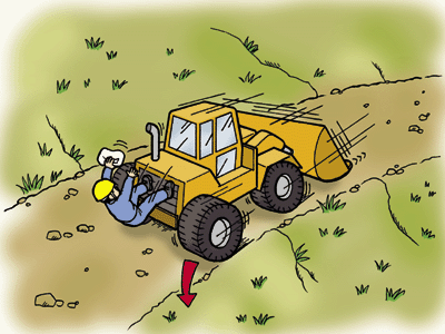 �ҋ@���Ă����g���N�^�[�E�V���x�����ˑR��ނ��A�ԑ̏�̉^�]�҂��]��